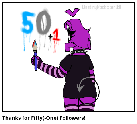 Thanks for Fifty(-One) Followers!