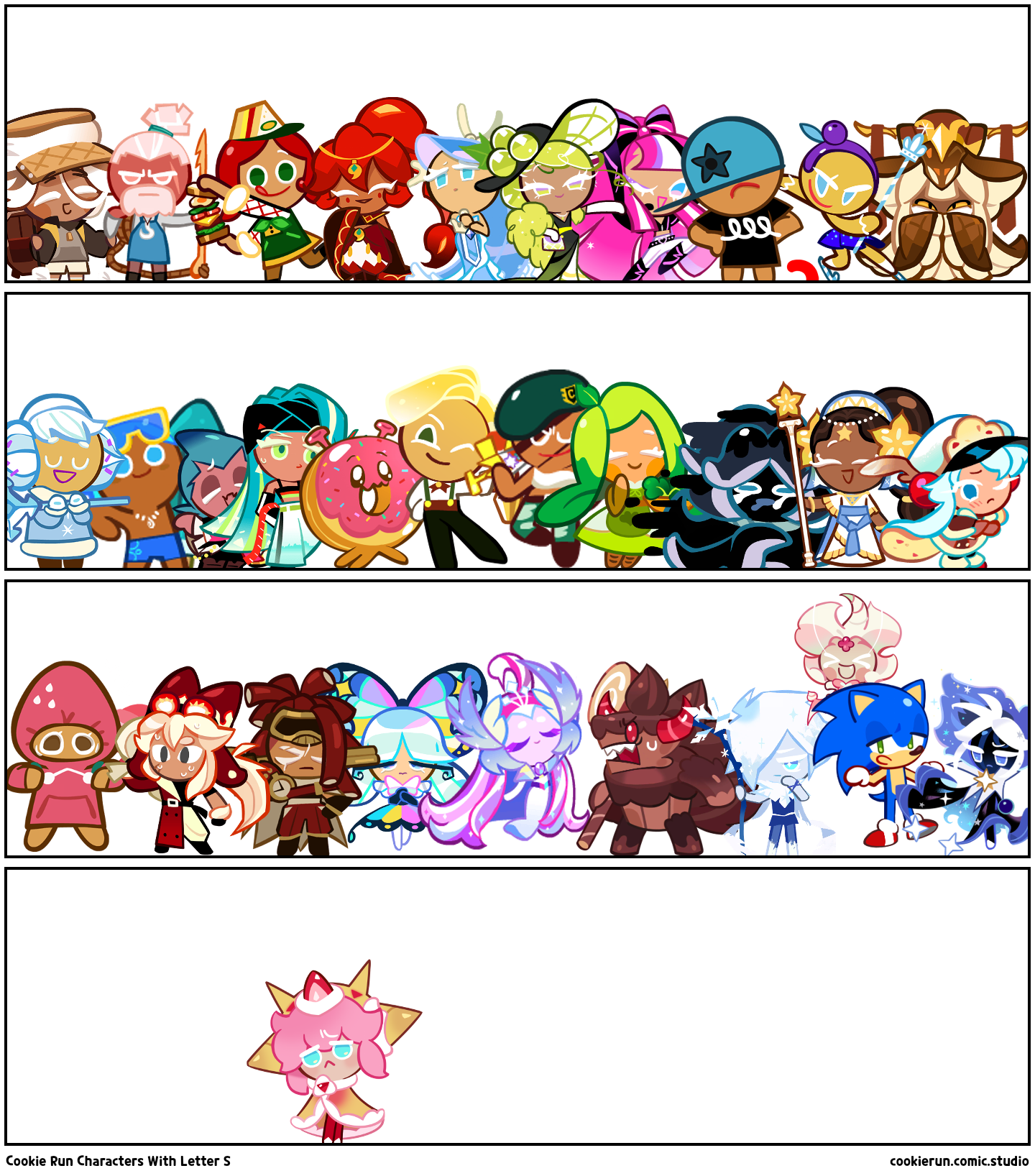 Cookie Run Characters With Letter S