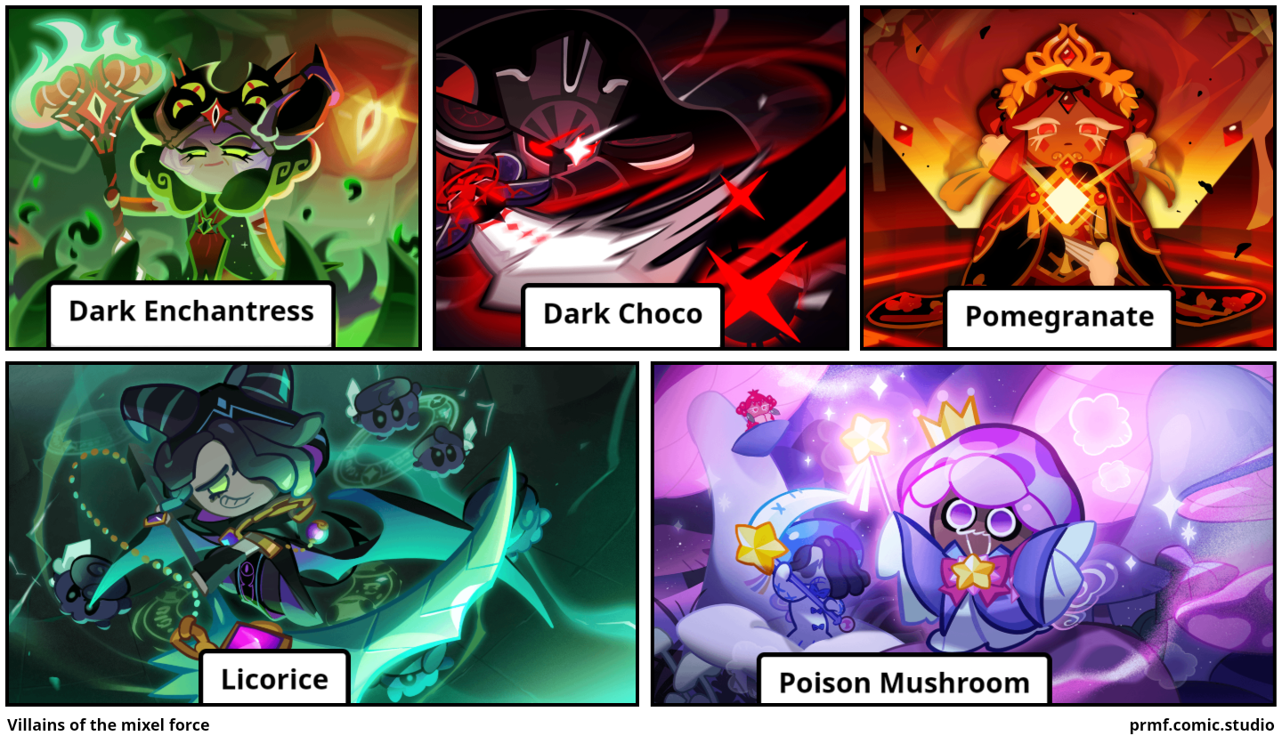 Villains of the mixel force