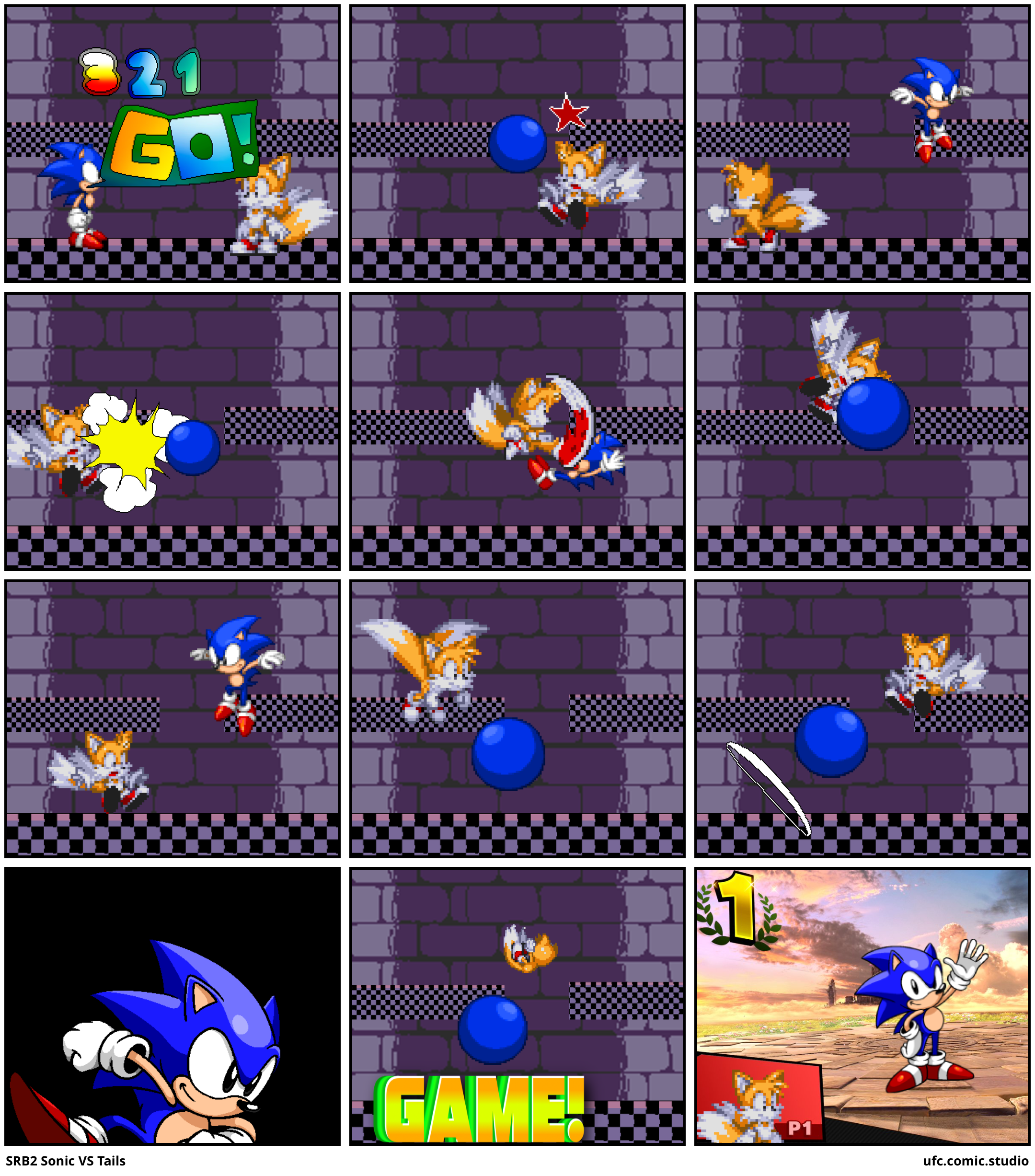 SRB2 Sonic VS Tails
