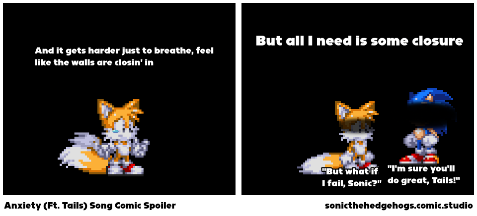 Anxiety (Ft. Tails) Song Comic Spoiler