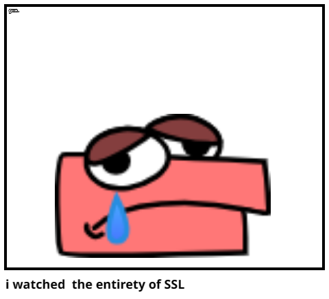 i watched  the entirety of SSL