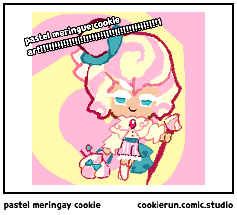 pastel meringay cookie