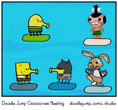 Doodle jump. multi character by SakuragiKing on DeviantArt