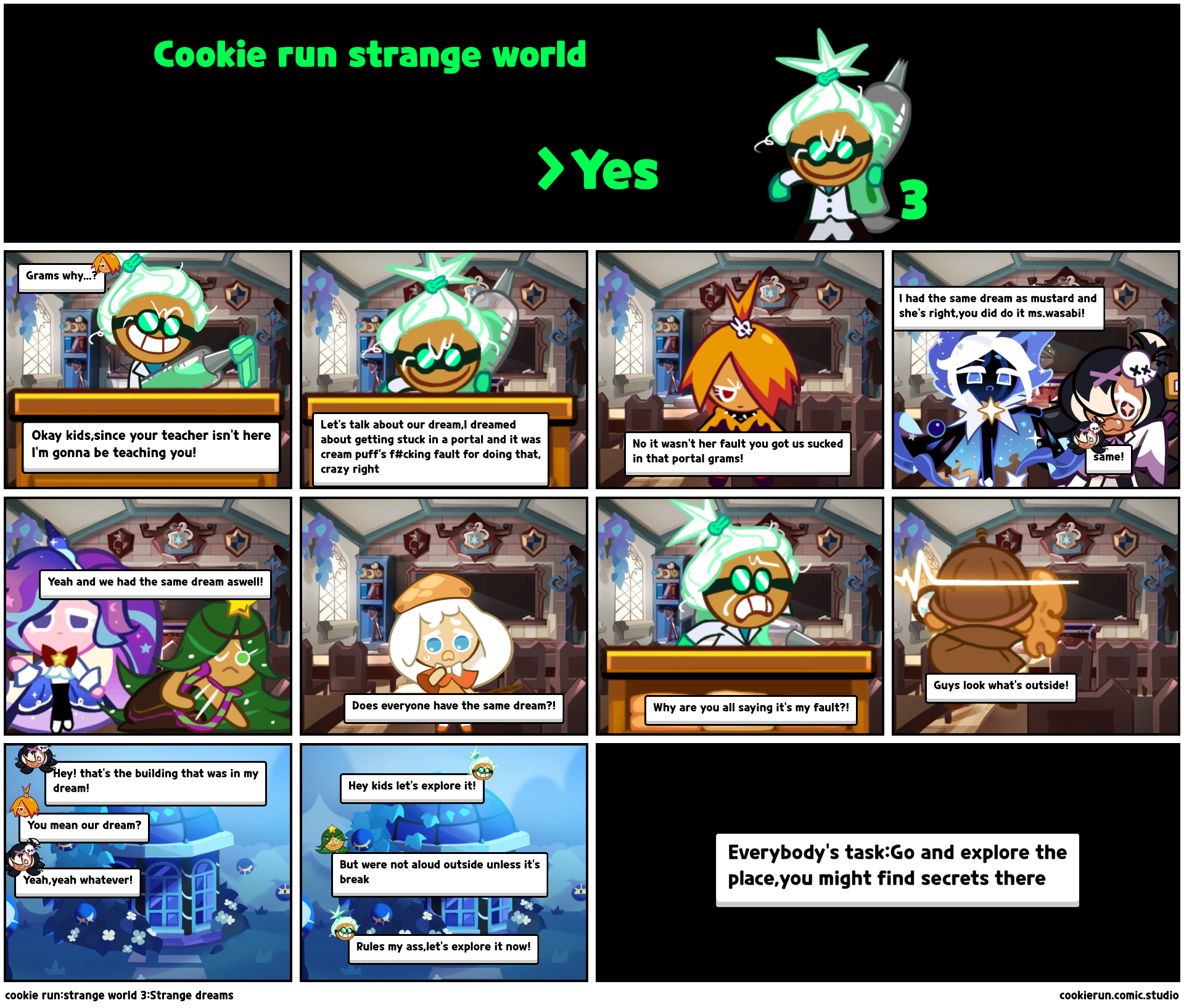 cookie run:strange world 3:Strange dreams