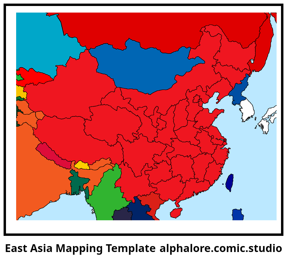 East Asia Mapping Template