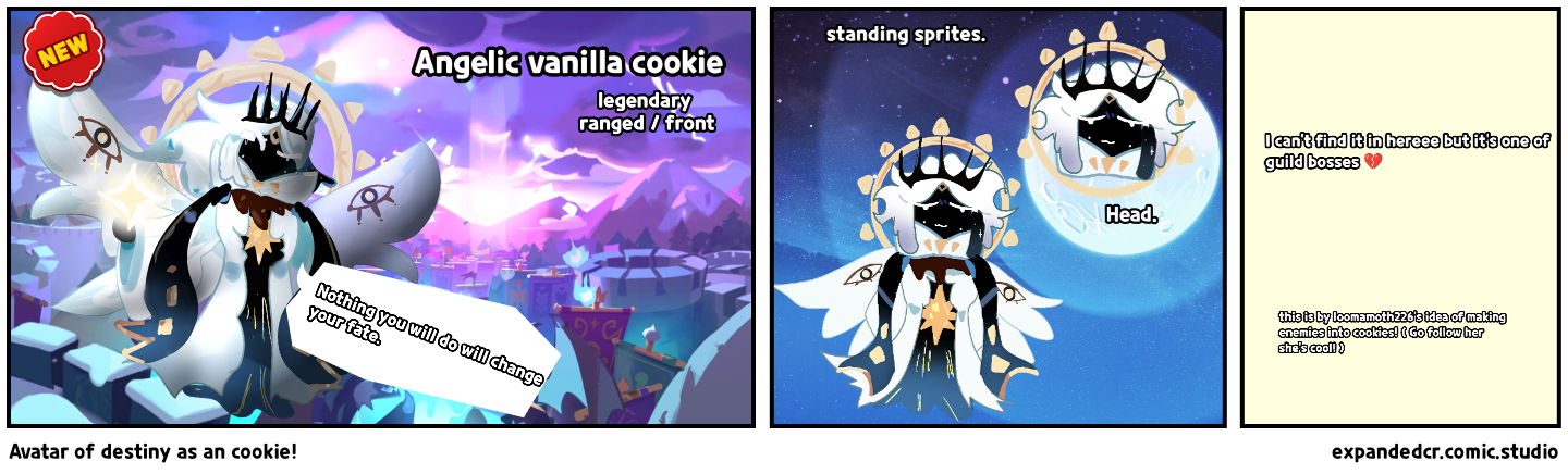 Avatar of destiny as an cookie!