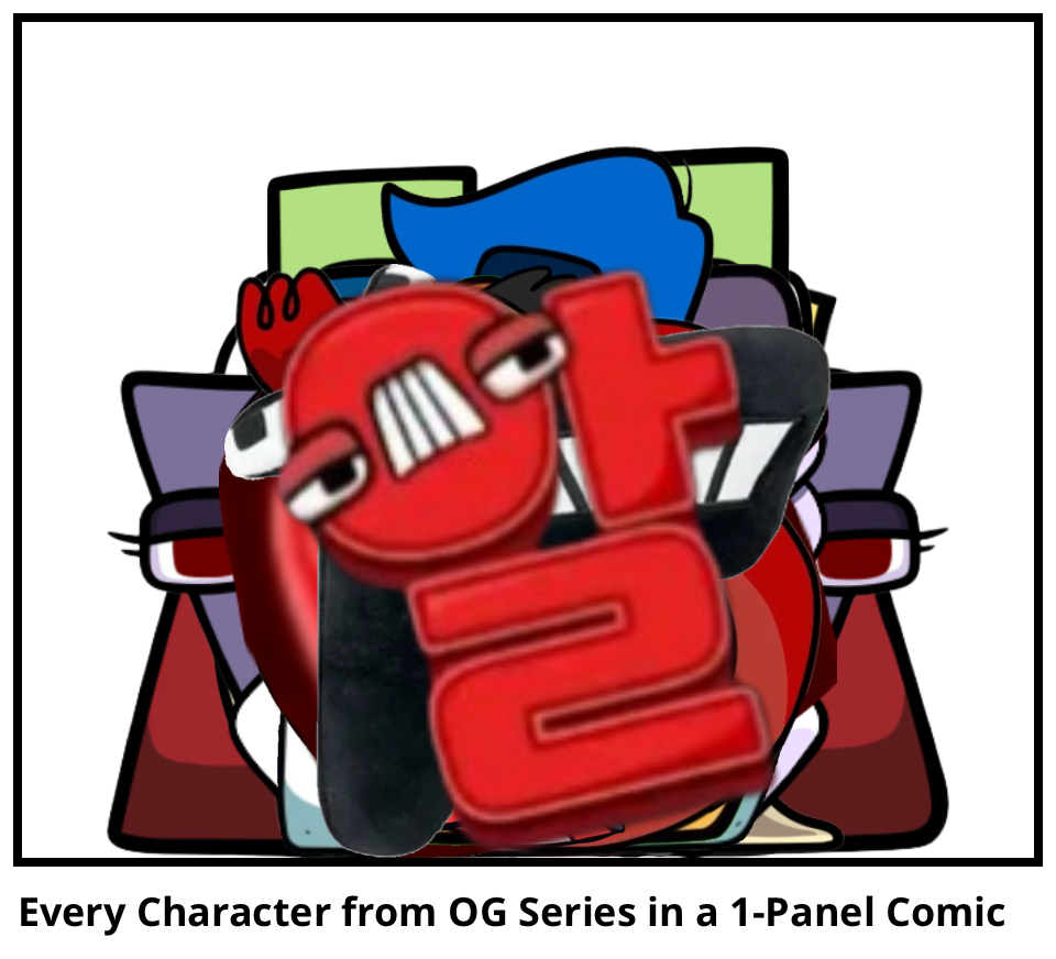 Every Character from OG Series in a 1-Panel Comic 