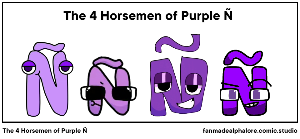 The 4 horsemen of alphabet lore ships: : r/alphabetfriends