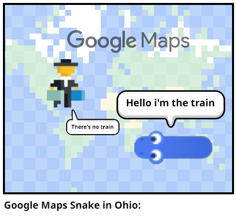 Google Maps Snake in Ohio: - Comic Studio