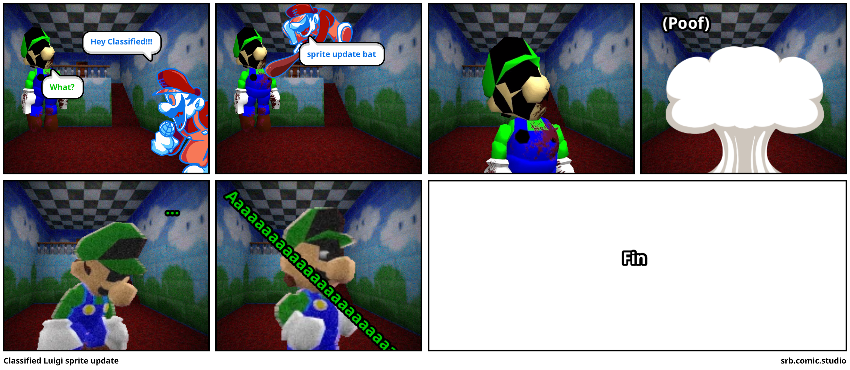 Classified Luigi sprite update