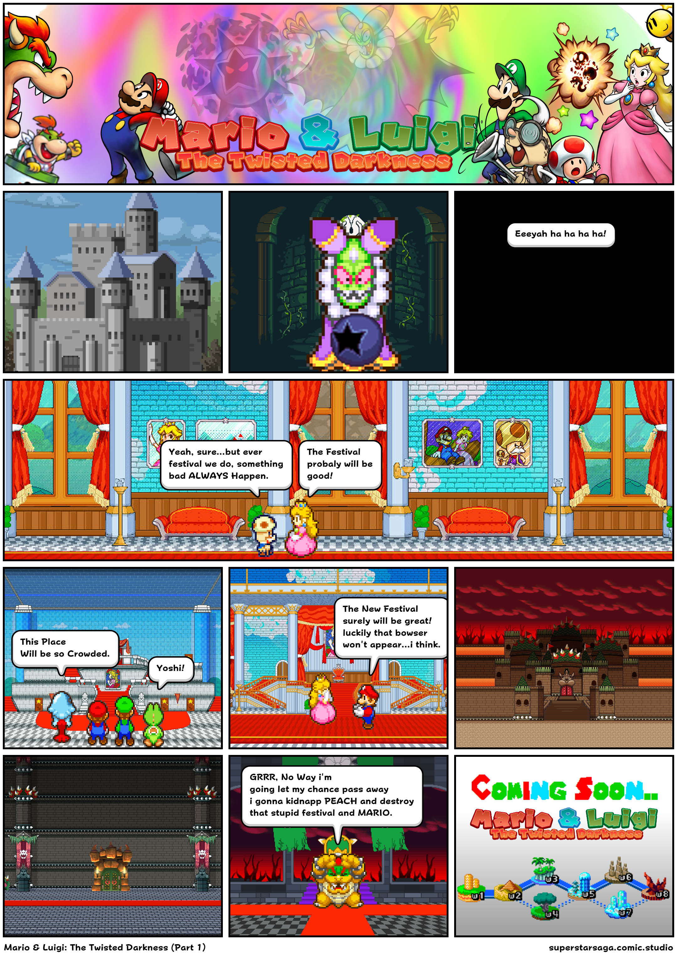Mario & Luigi: The Twisted Darkness (Part 1)