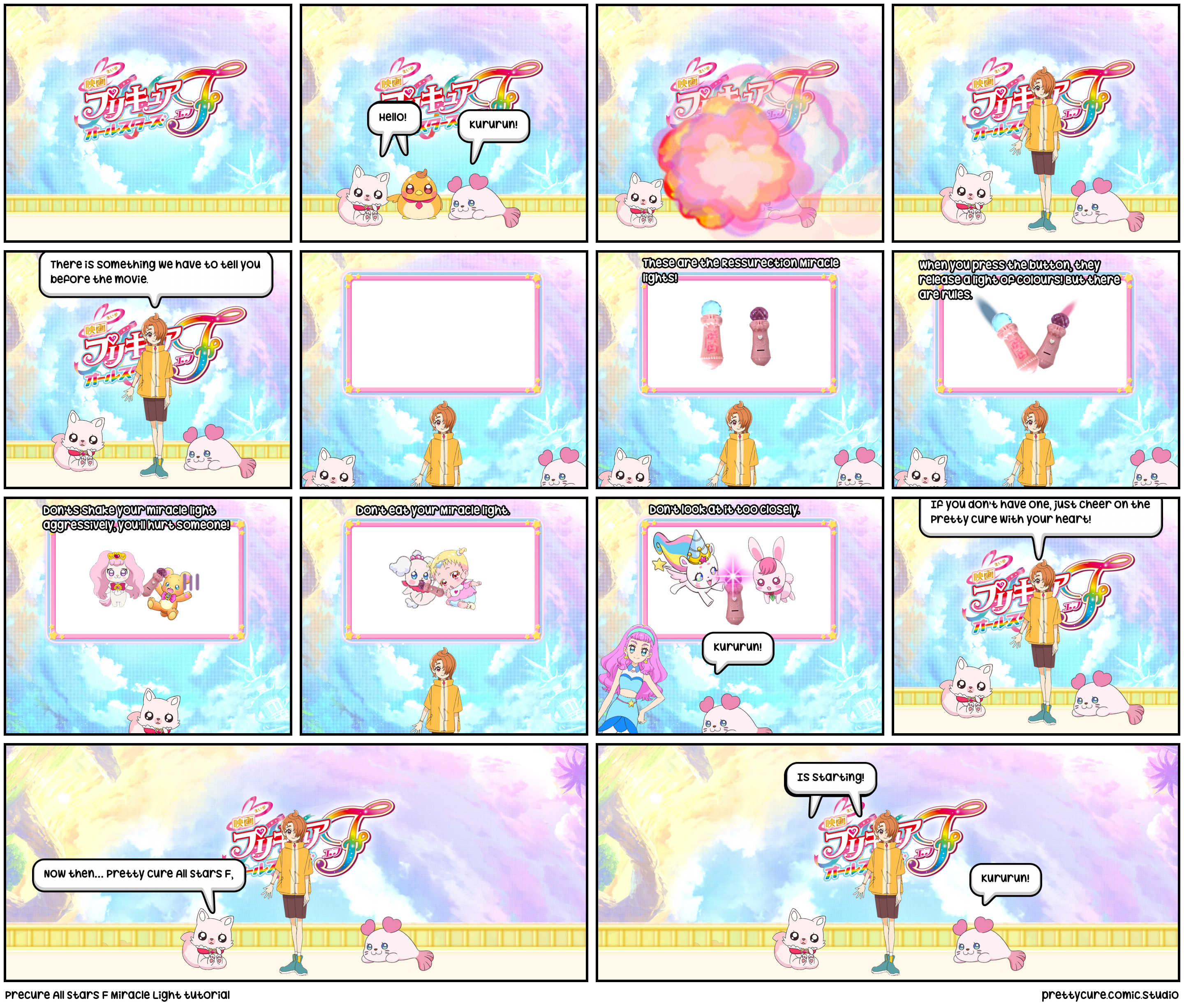 Precure All Stars F Miracle Light tutorial