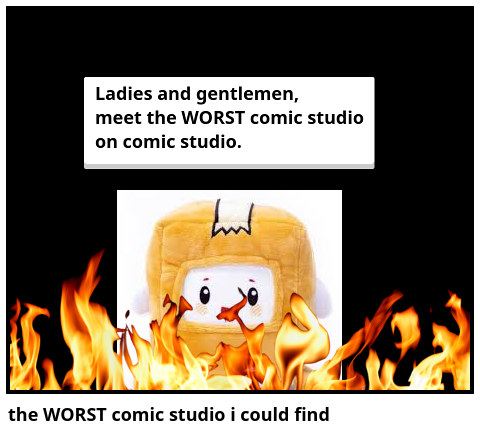 the WORST comic studio i could find