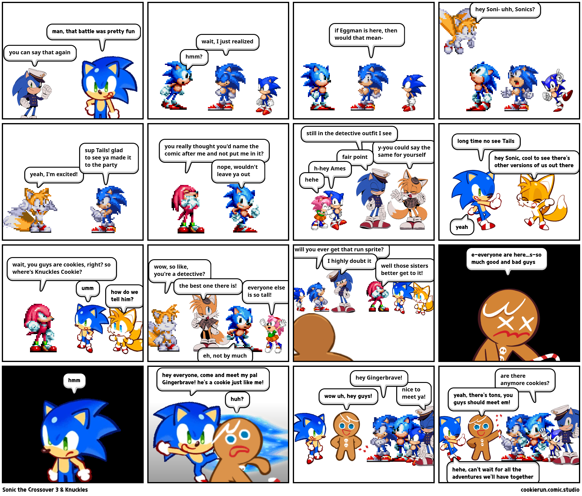 I completed Sonic 3 and Knuckles 4 times - Comic Studio