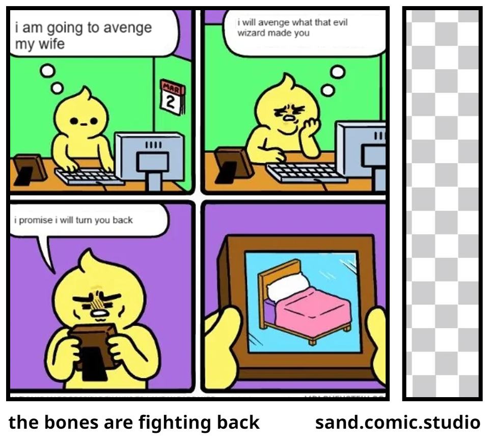 the bones are fighting back