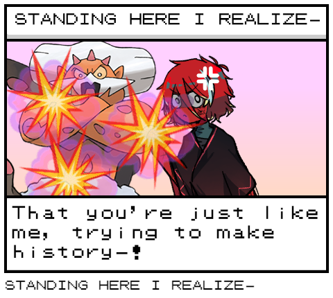 Standing here I realize, Webcomics