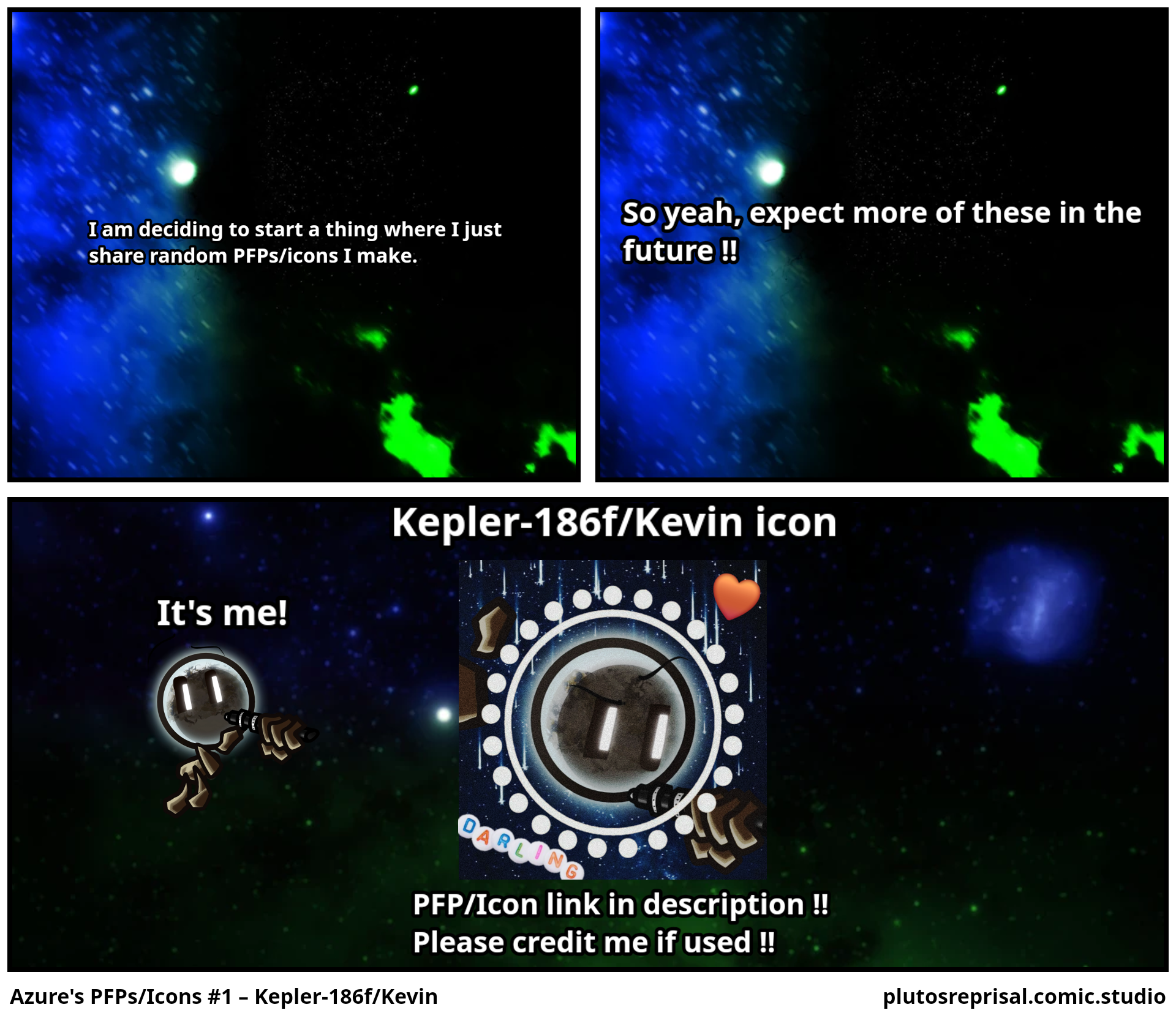 Azure's PFPs/Icons #1 – Kepler-186f/Kevin
