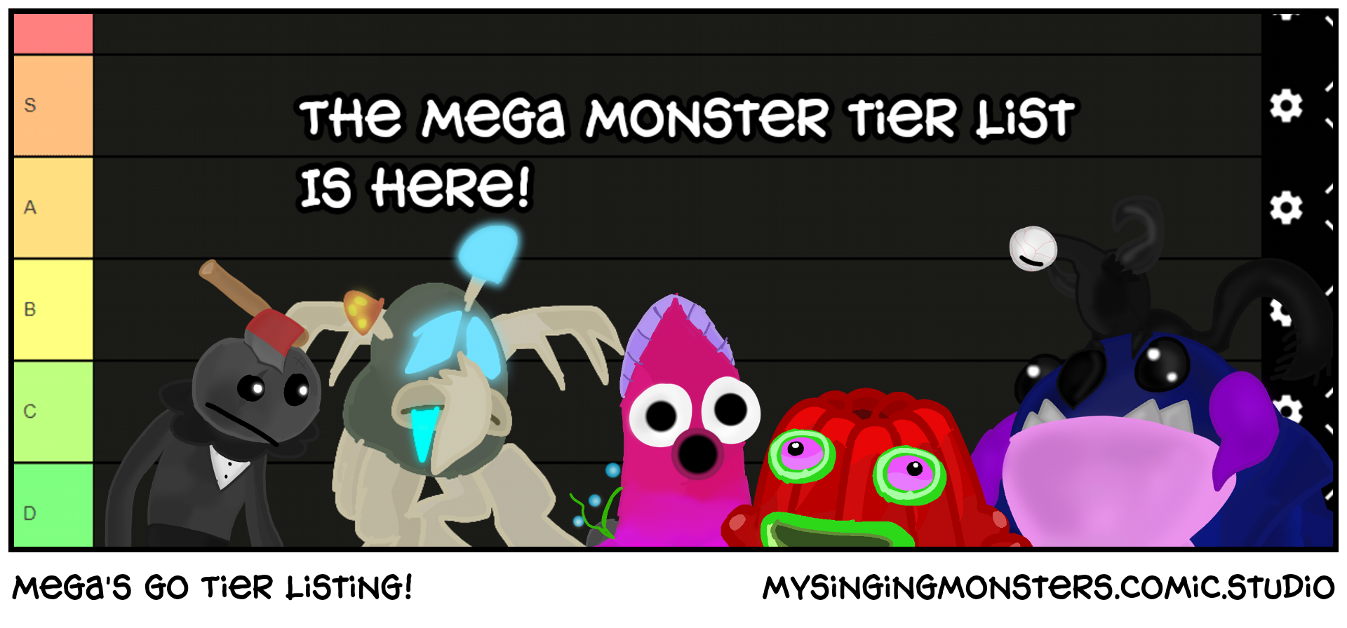 Mega's go Tier listing!