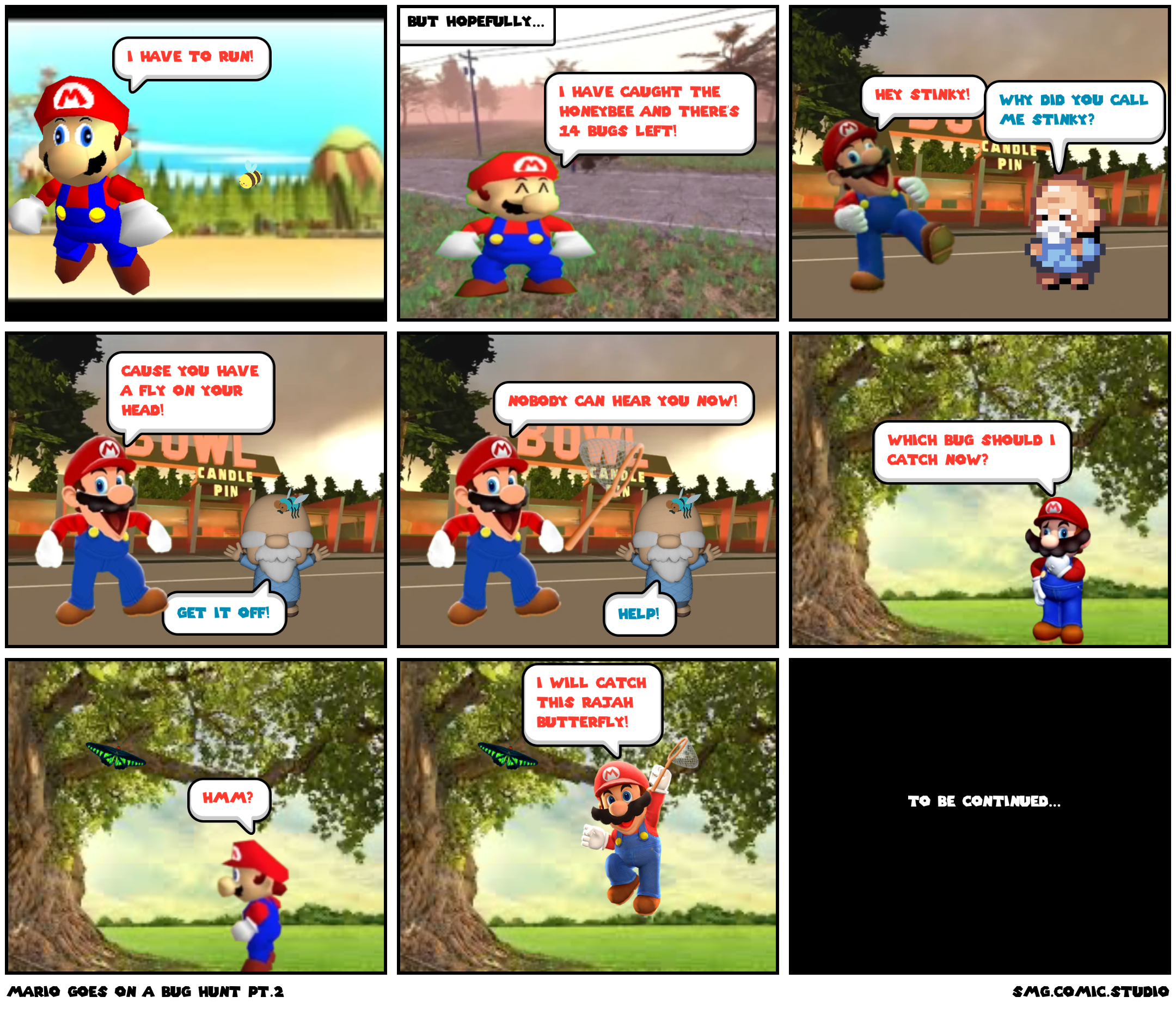 Mario goes on a bug hunt pt.2