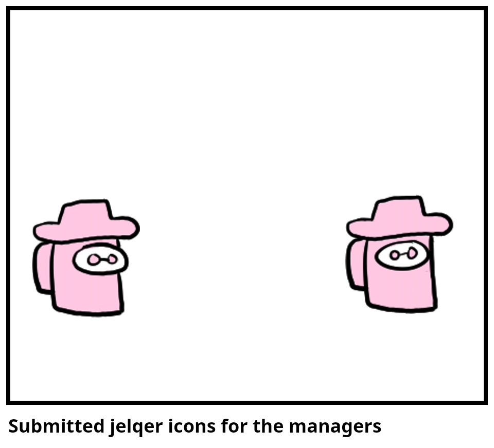 Submitted jelqer icons for the managers