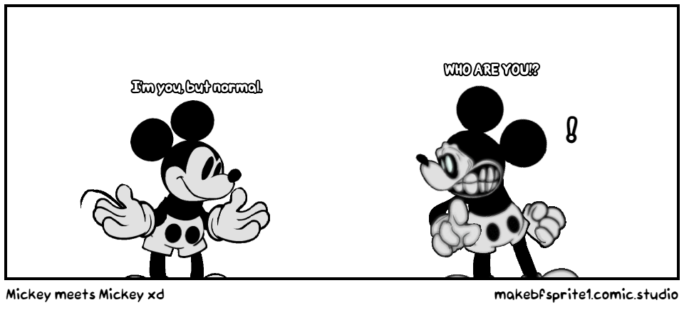 Mickey meets Mickey xd