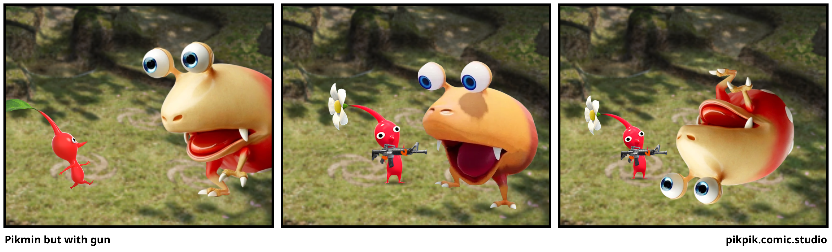 Pikmin but with gun