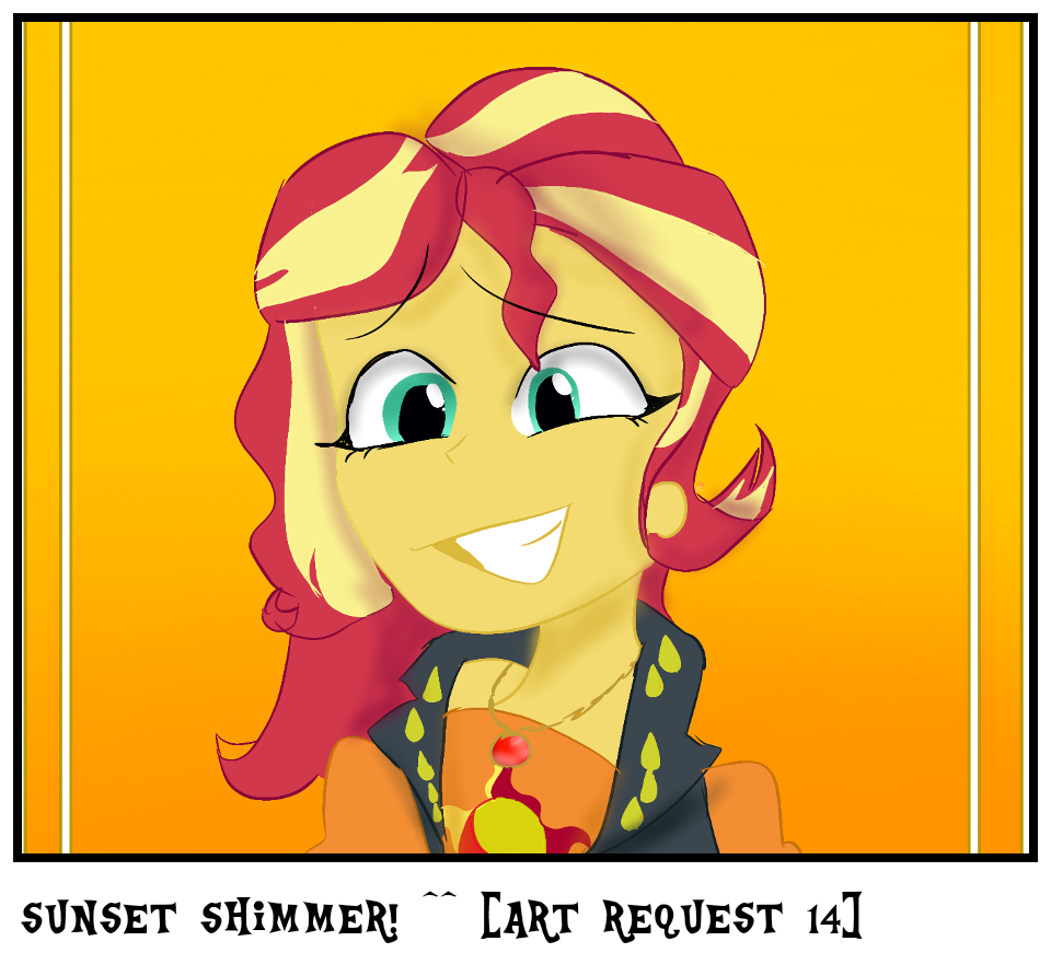 Sunset shimmer! ^^ [Art request 14]