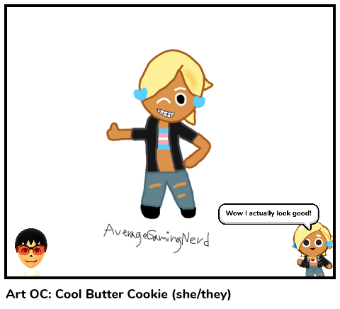 Art OC: Cool Butter Cookie (she/they)