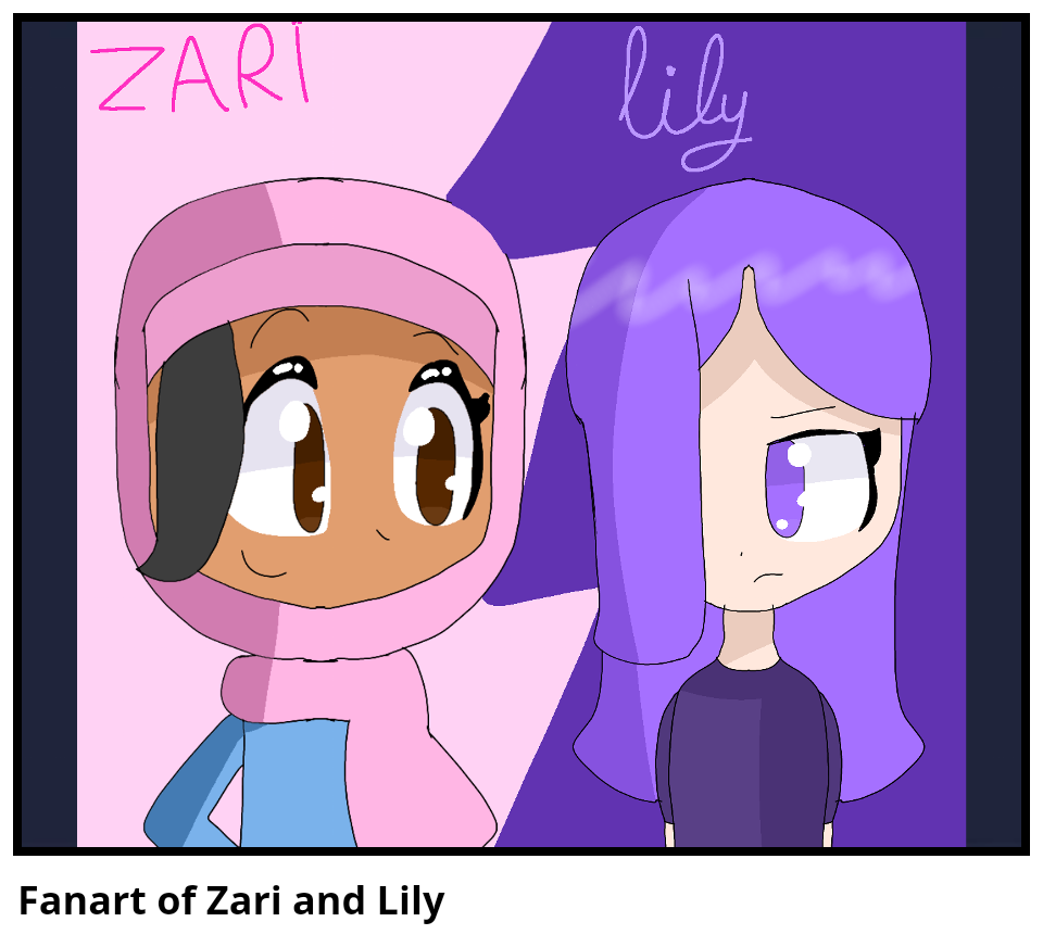 Fanart of Zari and Lily