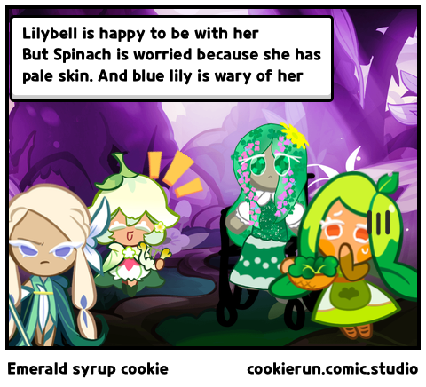Emerald syrup cookie