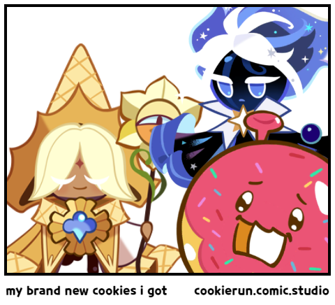 my brand new cookies i got