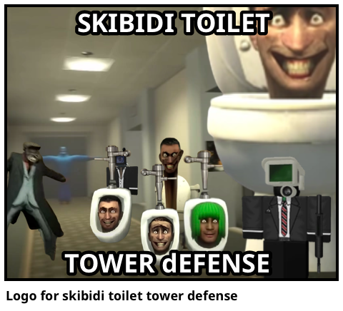 Logo for skibidi toilet tower defense