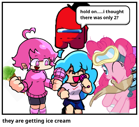 they are getting ice cream