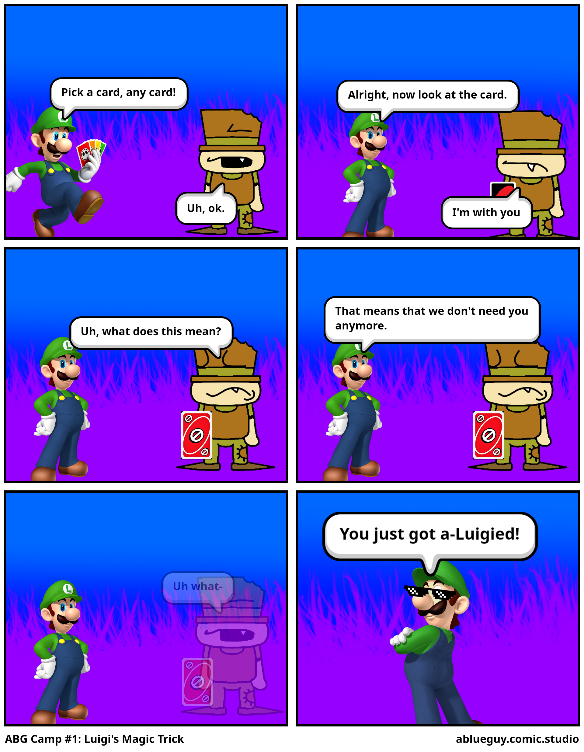 ABG Camp #1: Luigi's Magic Trick
