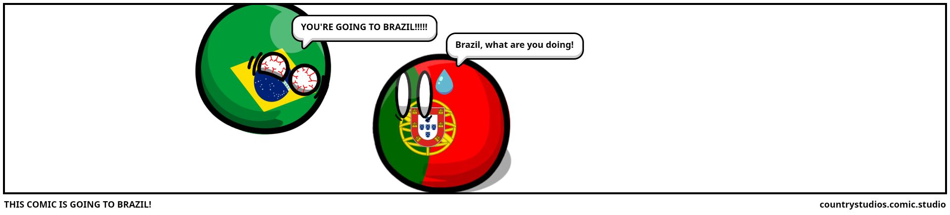 THIS COMIC IS GOING TO BRAZIL!