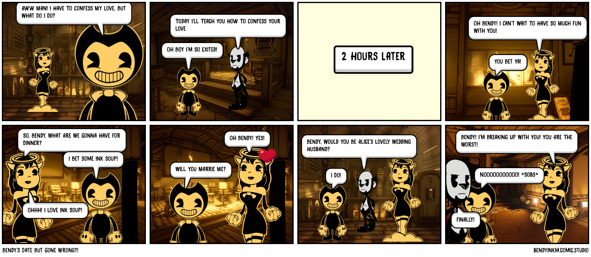 Bendy's Date But Gone Wrong?!