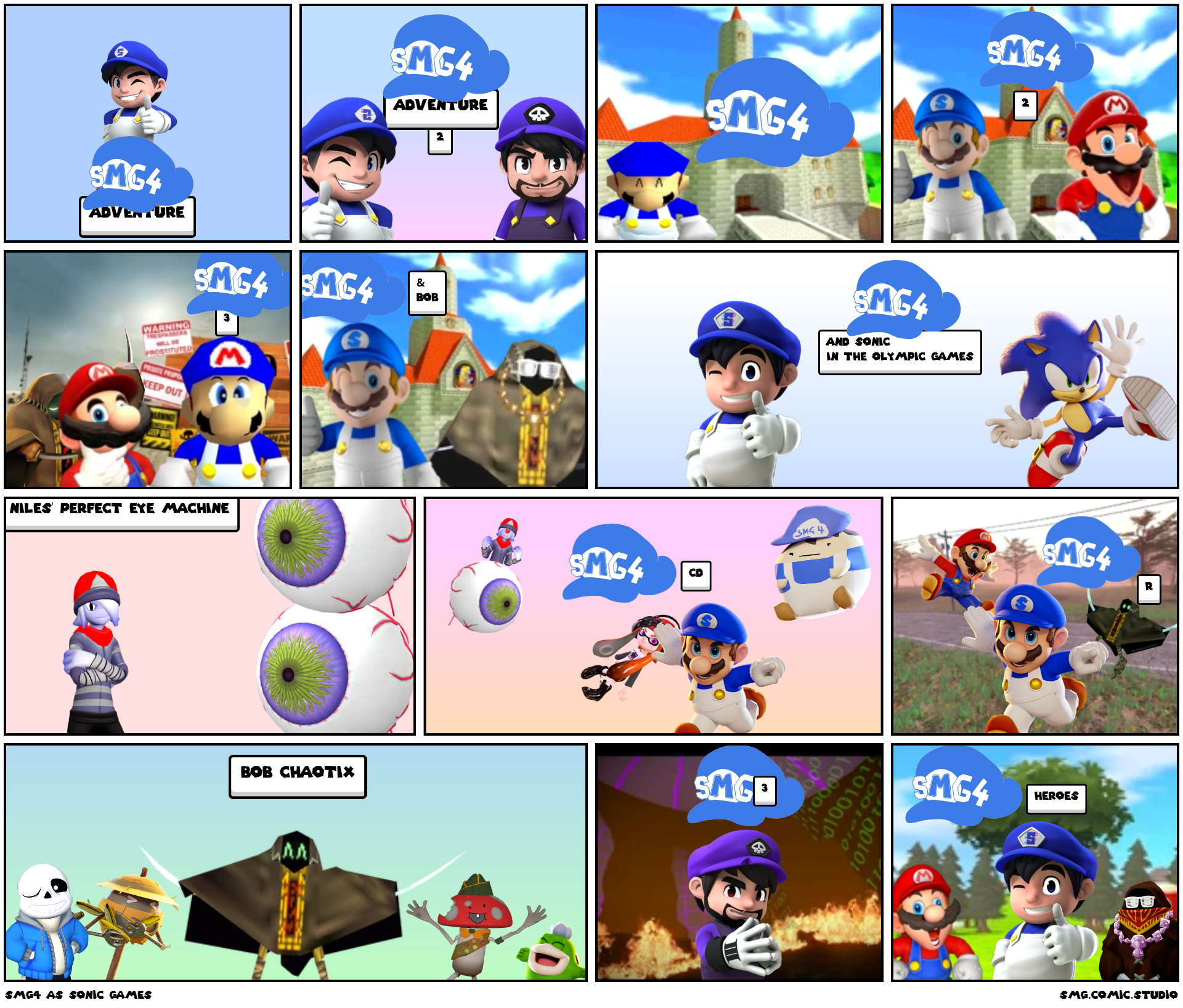 smg4 as sonic games