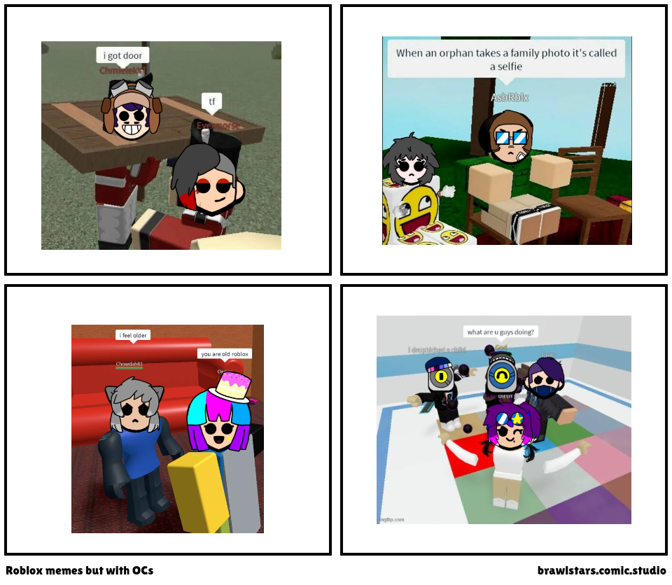 Roblox memes but with OCs