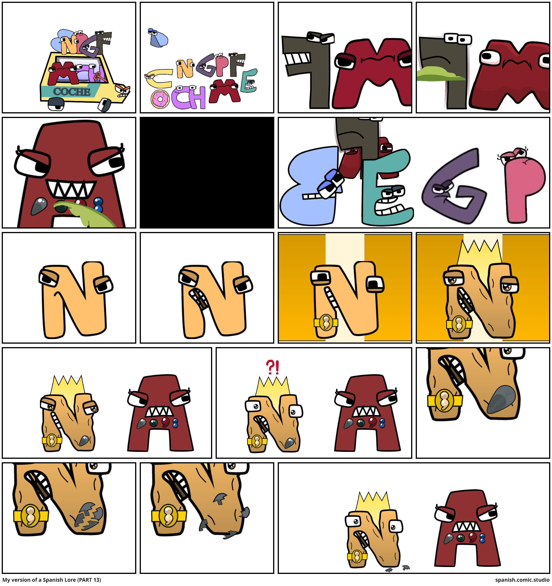 girar (spanish alphabet lore parody) - Comic Studio