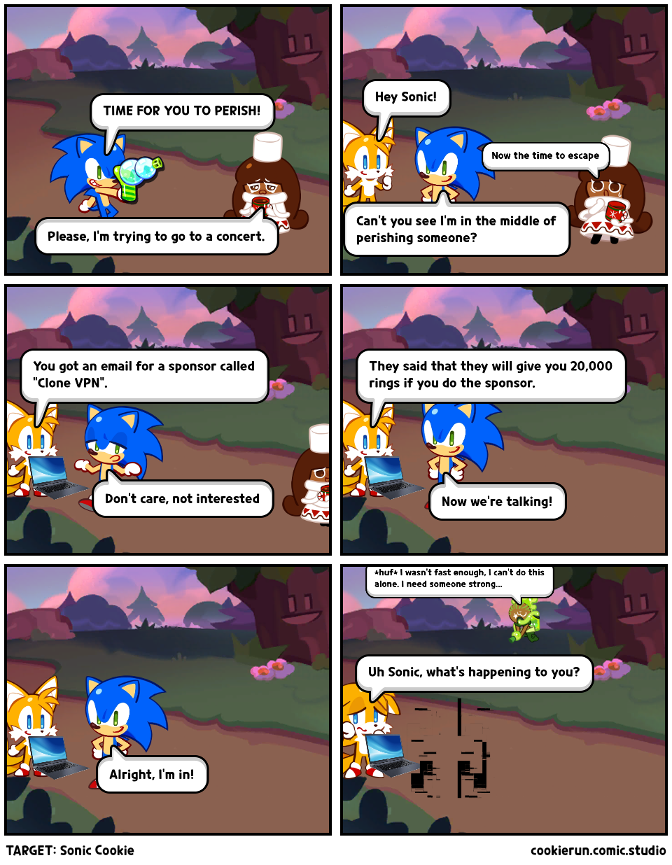 TARGET: Sonic Cookie
