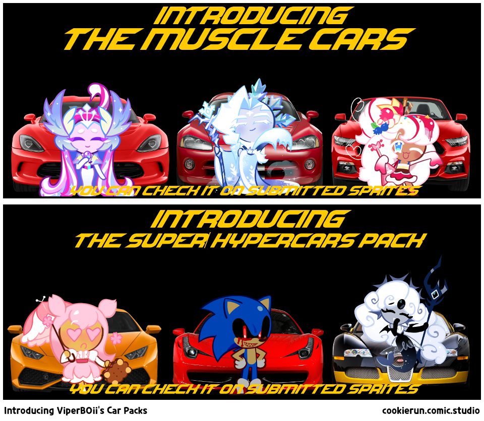 Introducing ViperBOii's Car Packs