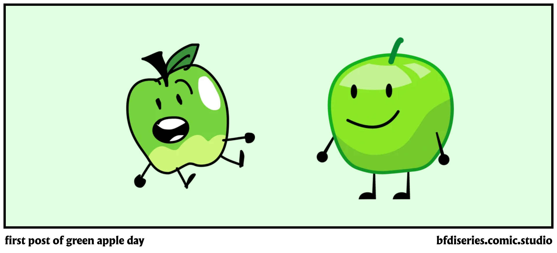 first post of green apple day