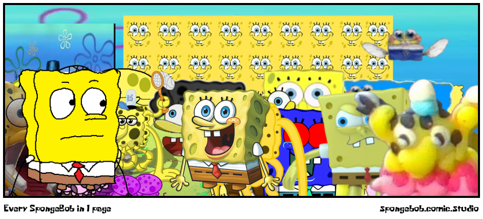 Every SpongeBob in 1 page