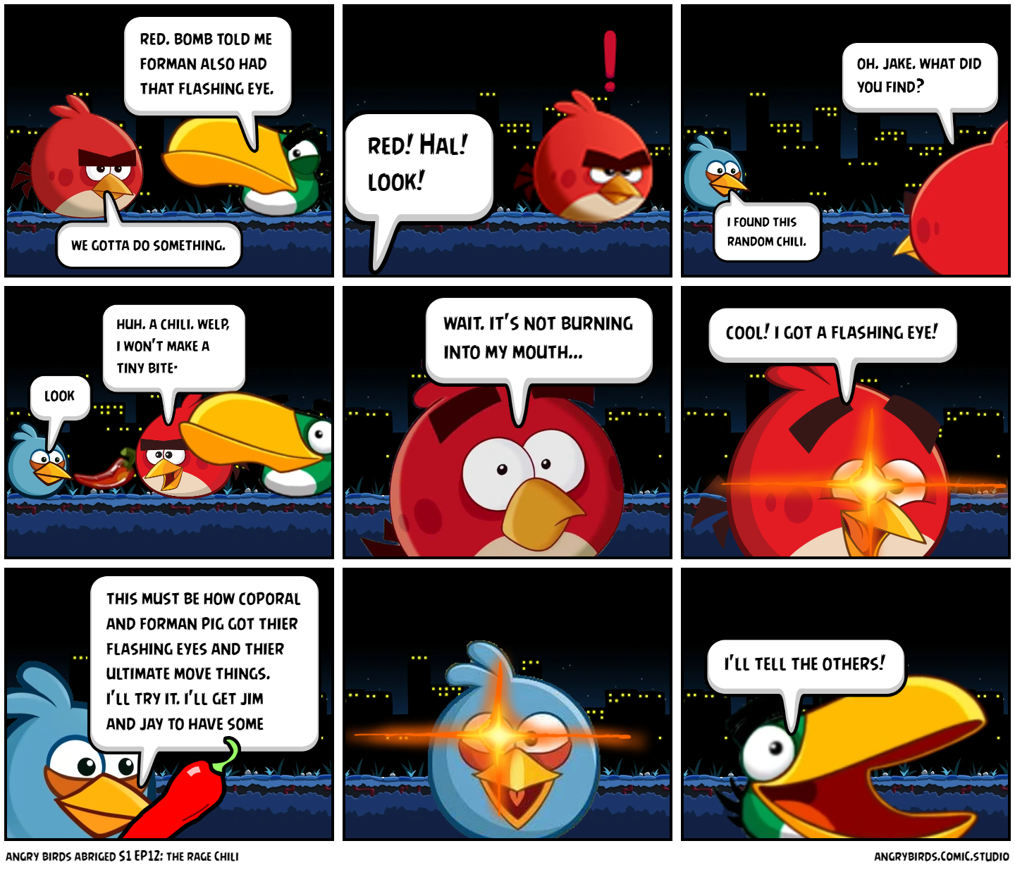 angry birds abriged S1 EP12: the rage chili