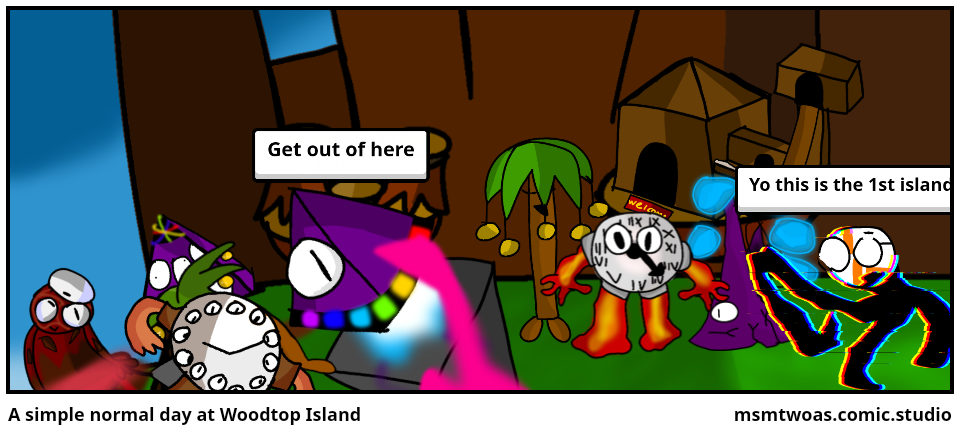 A simple normal day at Woodtop Island