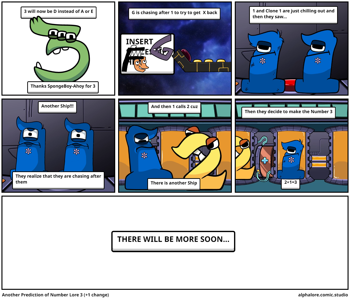 Another Prediction of Number Lore 3 (+1 change) - Comic Studio