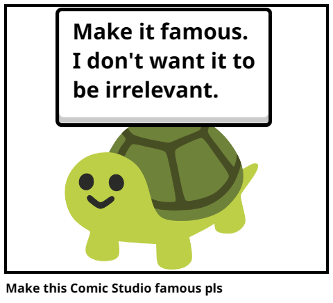 Make this Comic Studio famous pls