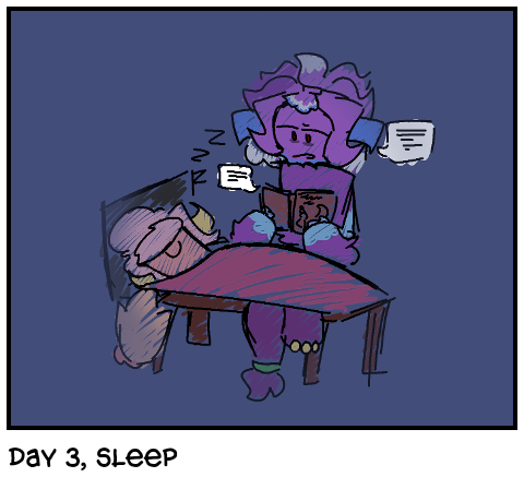 day 3, sleep