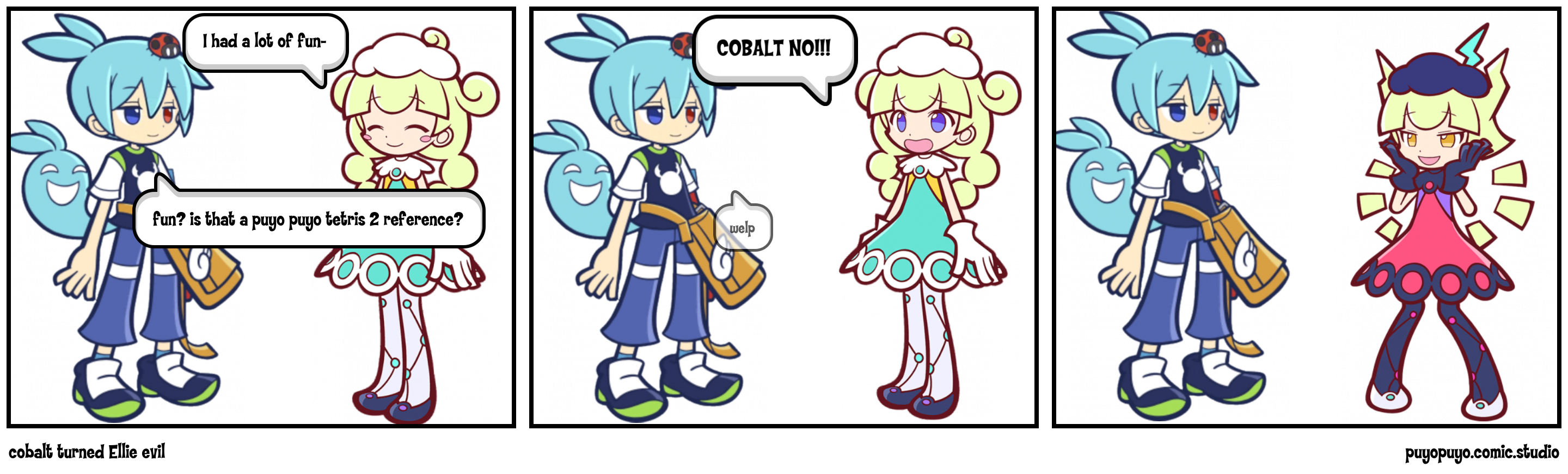 cobalt turned Ellie evil
